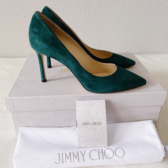 ✨New JIMMY CHOO Romy 85 Suede Pointed Pumps 36.5 - Picture 4 of 8